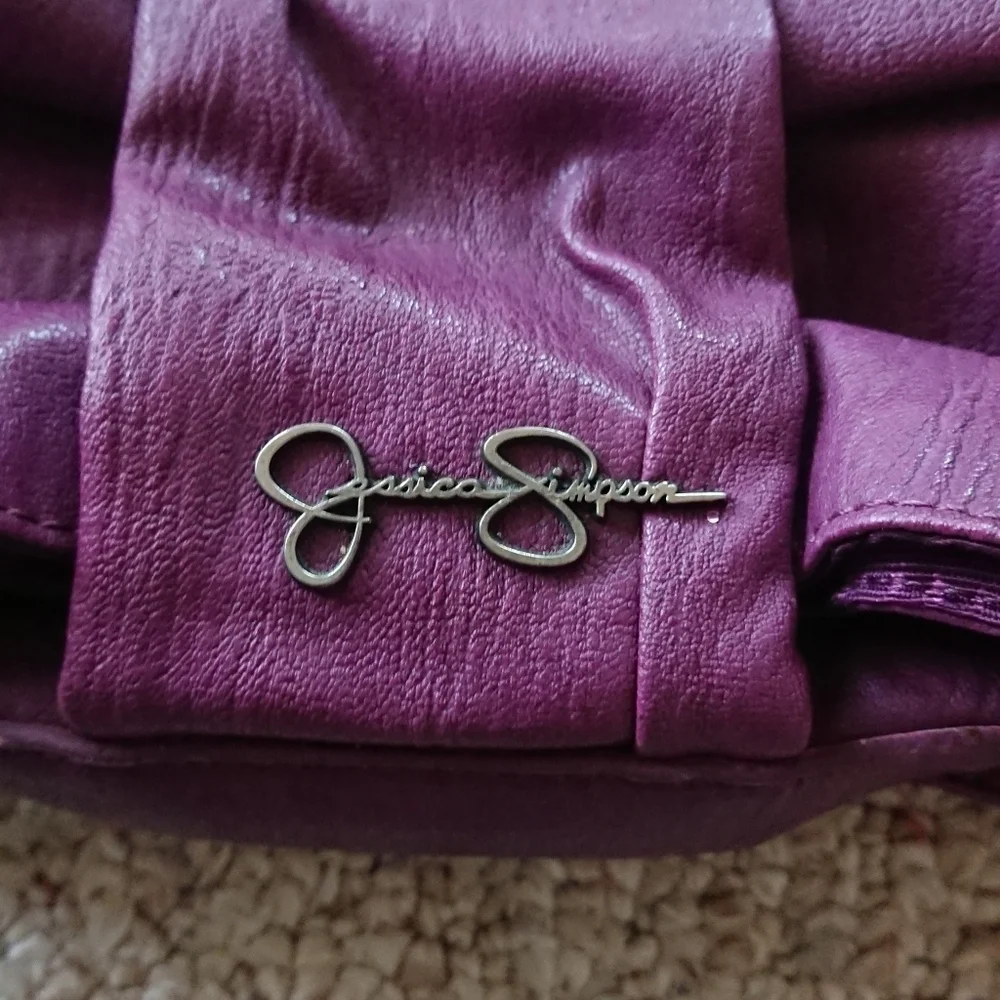 Jessica Simpson Collection clutch purse in Sugar Plum Purple